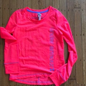 Hot orange/pink youth medium Under Armour EUC